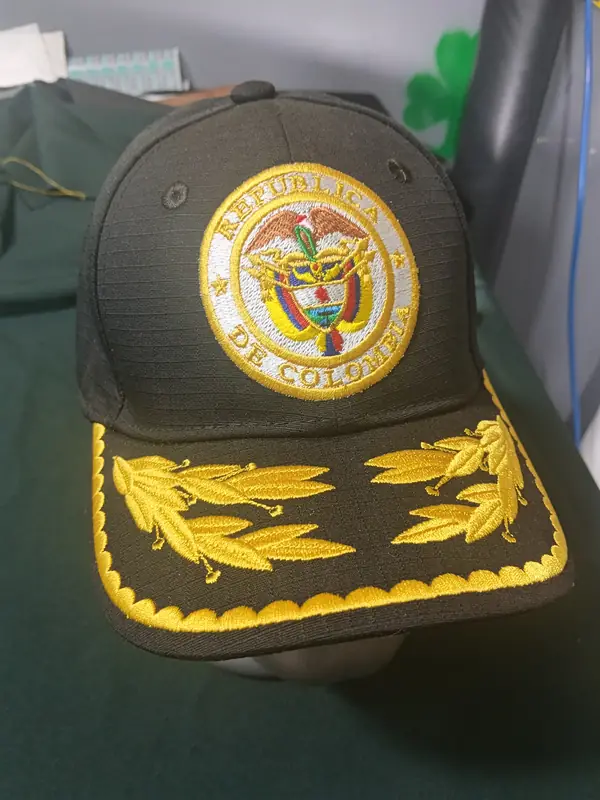 Gorra República de Colombia negra